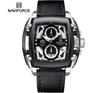 Naviforce Часовник naviforce tu-38629 - Черен / Сребърен kp38629 Часовници