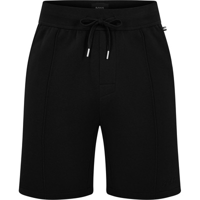 Boss Поларени къси панталони Boss Men's Ticino Cotton Fleece Jogger Shorts - Black