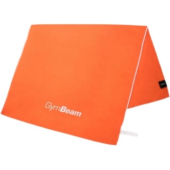 Image 1 of GymBeam Mini Quick-Drying Sports Towel | Orange-White [50 x 90 cm]