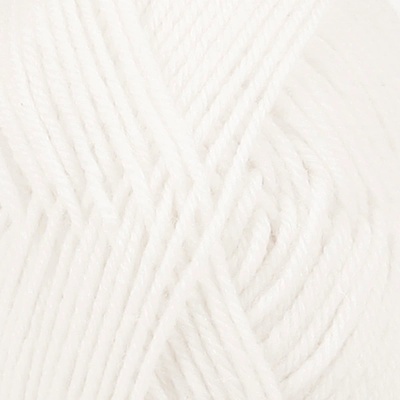 Příze DROPS Karisma uni colour 19 - bílá