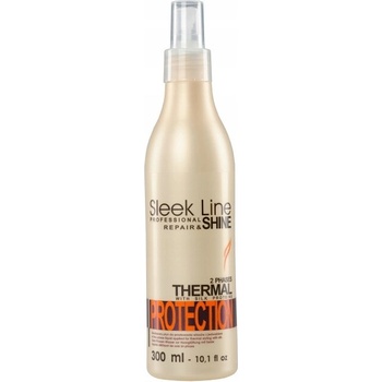 Stapiz Sleek Line Protection dvojfázový kondicionér pre tepelnú úpravu vlasov Contains a Linden Flower Extract that Protects Structure of Hair from High Temperatures. 300 ml