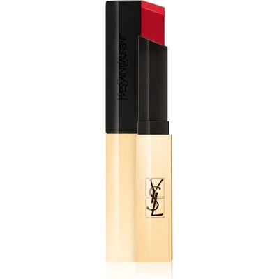 Yves Saint Laurent Rouge Pur Couture The Slim tenký zmatňujúci rúž s koženým efektom 1 Rouge Extravagant 2,2 g