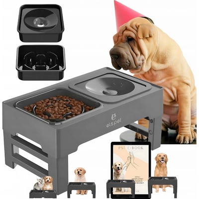 Els Pet Sada dvoch plastových misiek 1,6 l