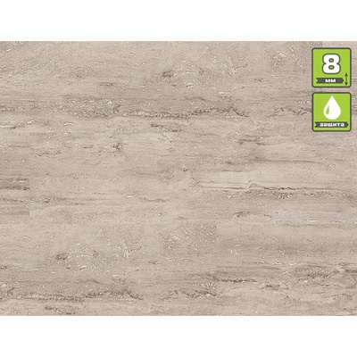 KAINDL ЛАМИНИРАН ПАРКЕТ Masterfloor Aqualine XPT LG О126 8мм 33/AC5/4V TRAVERTIN MACARI (О126)