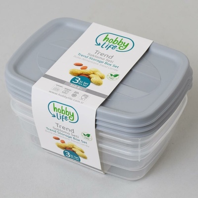 8861 BOX PLAST. 0,6L S/3