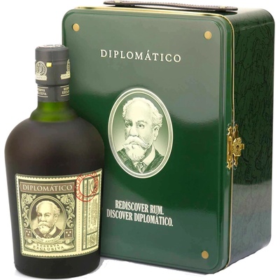 Diplomatico Reserva Exclusiva 40% 0,7 l (dárčekové balenie plechový kufrík)