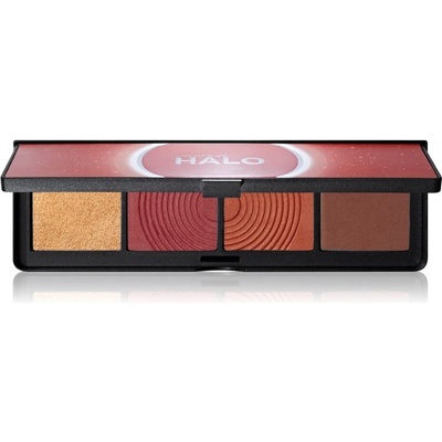 Smashbox Halo Sculpt + Glow Face Palette paletka rozjasňovačů a tvářenek Berry Saturation 15,7 g