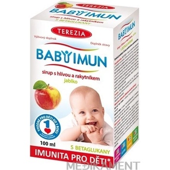 Baby Imun sirup s hlívou a rakytníkem JABLKO 100 ml