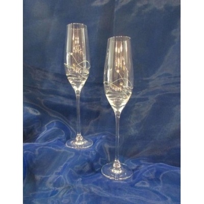 KAMENSKY GLASS Skleničky na šampaňské flétna Kamensky 6ks dekor 1063 190ml