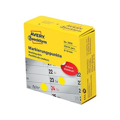 Avery Zweckform 3856 etikety 19mm žluté