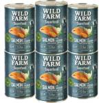 WILD FARM Superfood Salmon 6x400g беззърнена храна за кучета