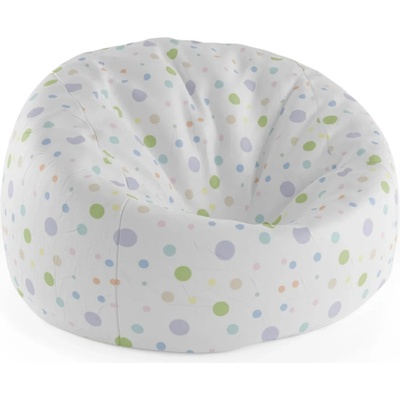 Sablio Sedací vak Cocoon Barevné puntíky75 x 45 x 35 cm