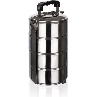 jídlonosič 13cm 4díl.nerez, uzávěr spona