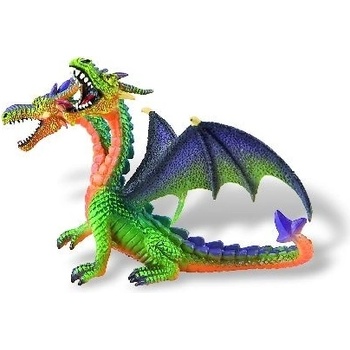 Bullyland 2075596 Drak dvouhlavý barevný