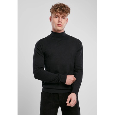 Urban Classics Мъжка блуза в черно Urban Classics Basic Turtleneck Sweater UB-TB3959-00007 - Черен, размер XXL