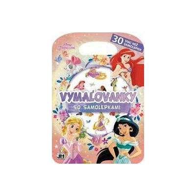 Vymaľovanky so samolepkami Disnej Princezná kolektív