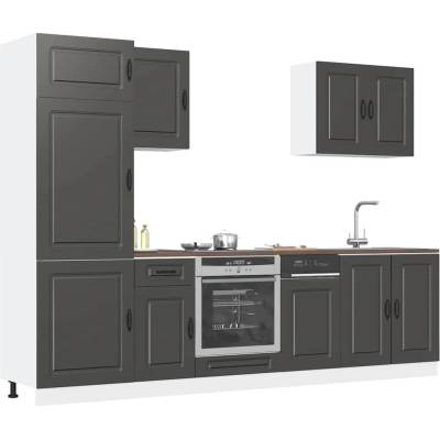 vidaXL Комплект кухненски шкафове от 7 части Kalmar, инженерно дърво (3314762)