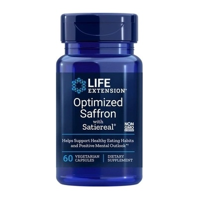 Life Extension Optimized Saffron with Satiereal, 60 капсули, Life Extension (01432 LE)