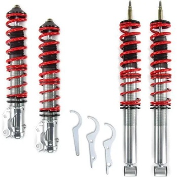 JOM Регулируемо окачване за Golf 2 / Golf 3 / Jetta 2 / Vento - червено (GF200116)