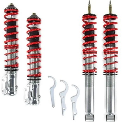 JOM Регулируемо окачване за Golf 2 / Golf 3 / Jetta 2 / Vento - червено (GF200116)