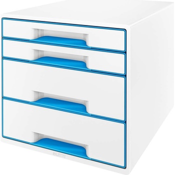 Leitz WOW Cube 5213 box so zásuvkami 4 x DIN A4 zásuviek: 4 biela 5213-20-23