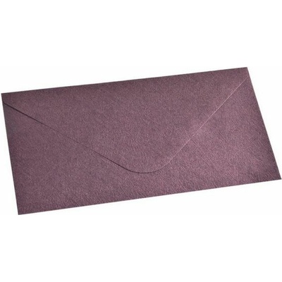 Obálka DL 11,2x21,9 cm metaická s ražbou, bordó