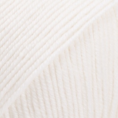 BABY MERINO Drops Farby BABY MERINO: 01 biela