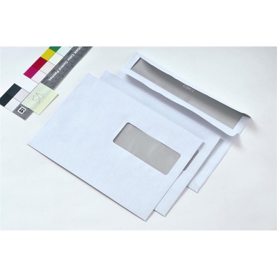 obálka C5 okno vpravo 162 x 229mm, samolepící s krycím proužkem