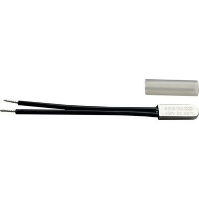 Tepelná pojistka vratná termostat spínač 50°C KSD9700 NC 250V/5A