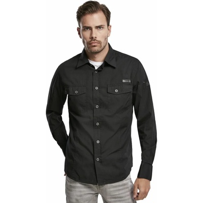BRANDIT мъжка риза Brandit - Мъжка риза тънка - Черен - 4005/2
