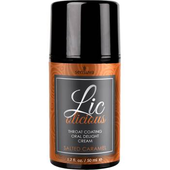 Image 1 of Sensuva Lic-o-licious Salted Caramel Oral Delight Cream 50ml
