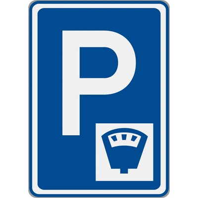 Dopravní značka IP13c Parkoviště s parkovacím automatem
