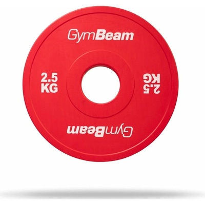 GymBeam Gumové frakčné kotúče 51 mm 2.5 kg