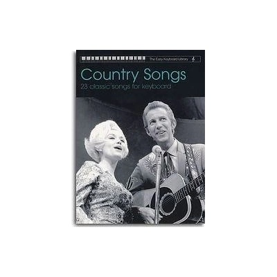 The Easy Keyboard Library Country Songs noty keyboard