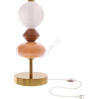 Candellux Led настолна лампа flores led/10w/230v златна/оранжева/кафява (ca1191)