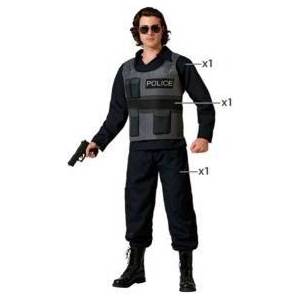 BigBuy Carnival Маскировъчен костюм за възрастни Полицай Размер XS/S 2410ca