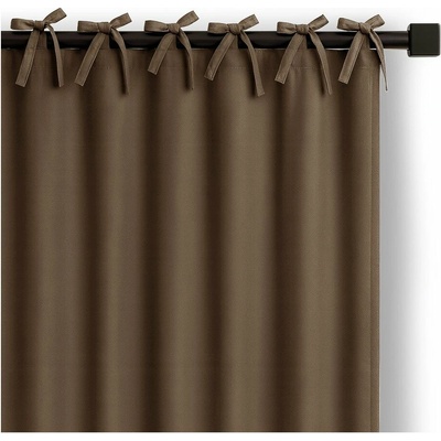Hnedý dimout záves 140x250 cm Carli Tie – Restilo