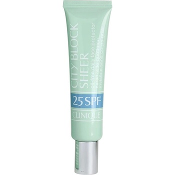 Clinique City Block Sheer Oil-Free Daily Face Protector SPF 25 защитен крем за лице SPF 25 40ml