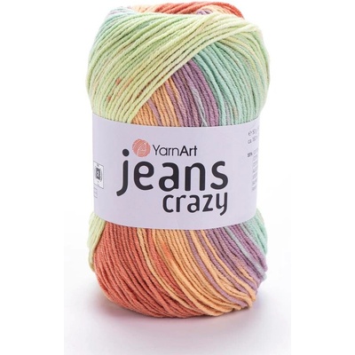 Yarn Art Jeans Crazy 8202 jarní barevná variace