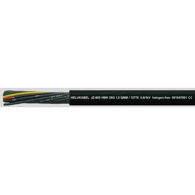 Helu JZ-600 HMH 12764-500 riadiaci 5 G 1.5 mm² 500m čierna