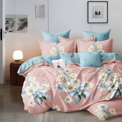 EmonaMall Двулицево спално бельо EmonaMall, 6 части - Модел S18757 (S18757-12000d)