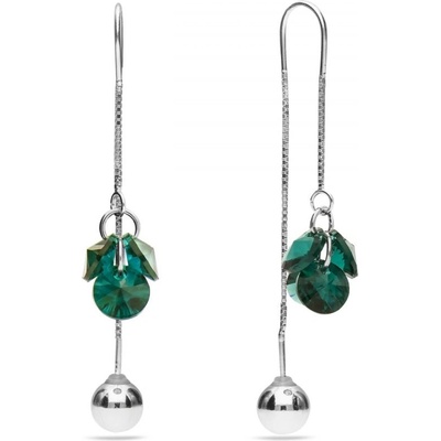 Spark se Swarovski Elements Vinber KWKL6428EM Emerald zelené