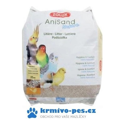 ZOLUX AniSand Nature 25kg – Zboží Dáma