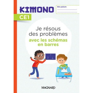 Kimono CE1 : Je résous des problèmes avec les schémas en barres - Cahier | Bolsius, Smouts (2022)