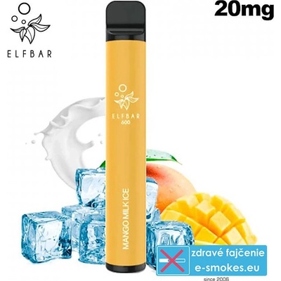 elf bar 600 mango milk ice Elf Bar 600 Mango Milk Ice 20 mg 600 poťahov 1 ks