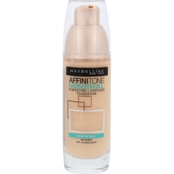 Maybelline Affinitone Mineral tekutý make-up 3 Light Sand Beige 30 ml