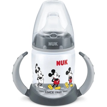 Image 1 of Nuk Шише Nuk - Mickey, TC, с накрайник за сок, 150 ml, grey (10215337)