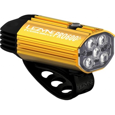 Lezyne Fusion Pro 600+ Gold predné zlaté