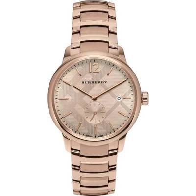Burberry Мъжки часовник Burberry The Classic BU10013, INOX, Розово злато (BU10013)