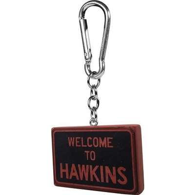 Přívěsek na klíče 3D Stranger Things Hawkins